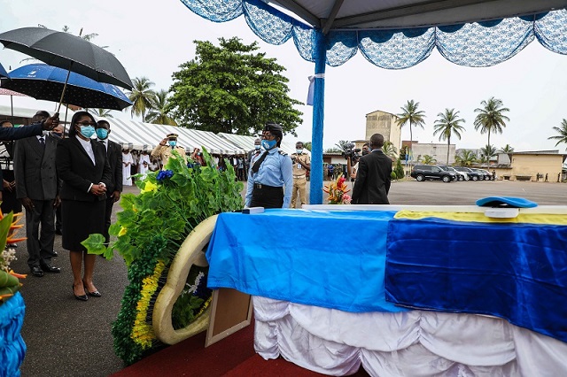 Les hommages de la République au soldat gabonais de la Minusca tué au Centrafrique