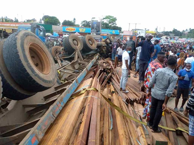 Gabon : 8 blessés au PK 12 dans un accident de circulation
