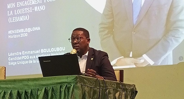 PDG/législatives: Léandre Emmanuel Bouloubou bat le rappel des troupes louvanoises à Libreville