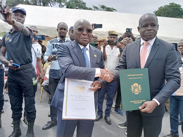 Route transfrontalière : signature d’un accord entre le Gabon et le Congo