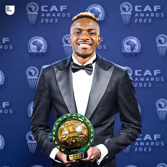 Football / Caf Awards : le nigérian Victor Osimhen sacré meilleur joueur africain de l’année