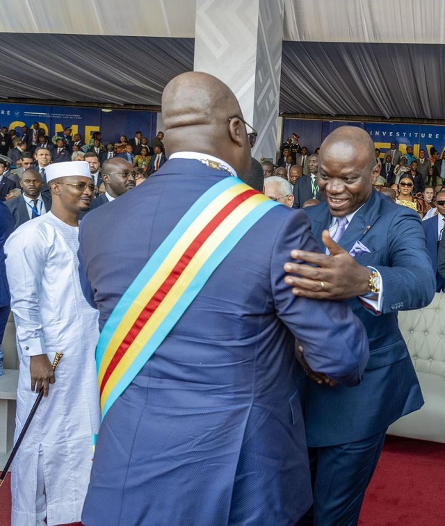 Diplomatie : Le chef de l’État prend part à la cérémonie d’investiture du président de la République Démocratique du Congo Kinshasa