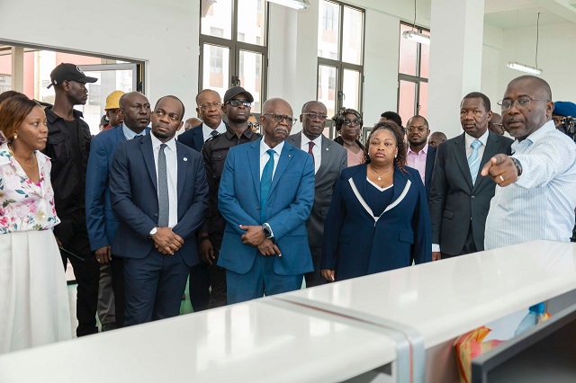 Gabon : le Vice-président de la République en visite à la ZIS de Nkok
