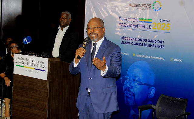 Gabon/ présidentielle 2025 : Alain-Claude Bilie-By-Nze présente son projet de société